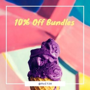 10% Off Bundles. All reasonable offers entertained